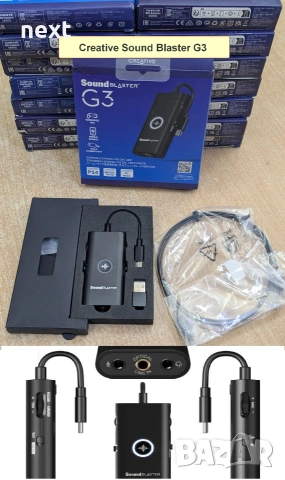 Creative външни USB звукови карти и DAC Sound Blaster Play! 4 / G3 / G6 / GC7 / X4 / A3 / G8, снимка 3 - Други - 55033987