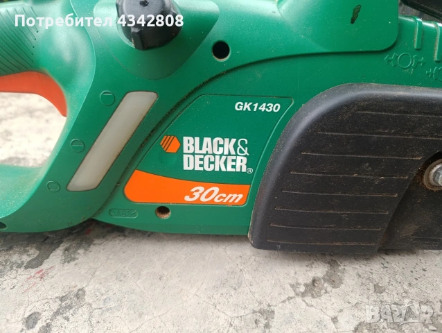 black & decker електрическа резачка с повреда, снимка 3 - Циркуляри - 54802846
