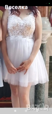 Бутикова бяла рокля, снимка 4 - Рокли - 54856310