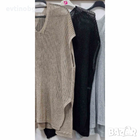 Плажна туника – Лека, стилна и комфортна защита за плажа, снимка 7 - Туники - 54142358