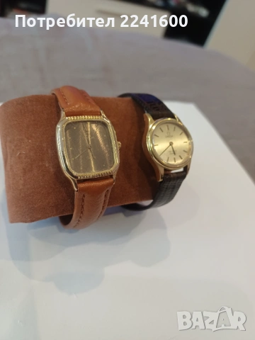 Продавам два часовника omega de ville,дамски, снимка 4 - Дамски - 54400014