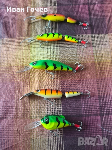 Сет ръчно правени воблери Джако 