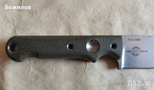 🔥 Легендарният White River Firecraft FC5 (CPM-S35VN / Green Micarta) – Чисто Нов!, снимка 11 - Ножове - 55588086