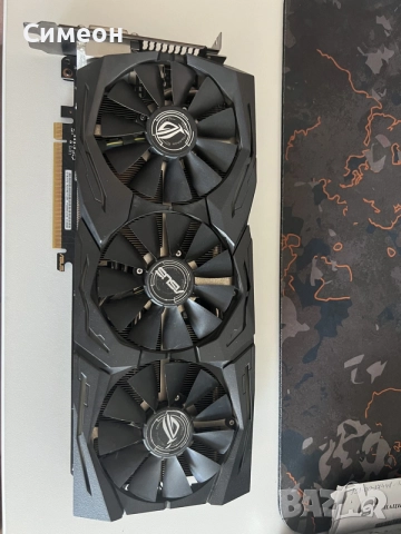 Видео карта / Asus ROG STRIX GTX 1070 8G GAMING, снимка 3 - Видеокарти - 55331730