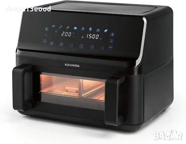 Двоен еър фрайър с разделяема камера Rachs Kochwerk 9L, 2700 W