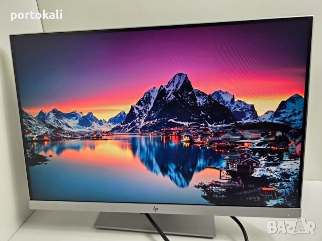 +Гаранция! Монитор IPS HDMI hp EliteDisplay E243i 24" инча, снимка 3 - Монитори - 55282902