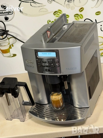 Кафемашина кафе автомат delonghi Elegance cappuccino с гаранция, снимка 6 - Кафемашини - 55196286