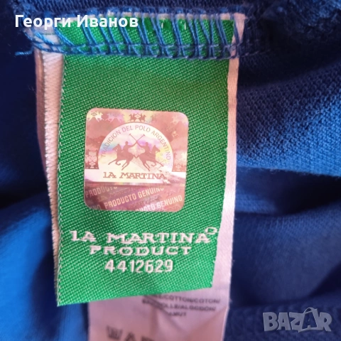 КАТО НОВ LA MARTINA Buenos Aires L оригинален поло-шърт с холограма Ла Мартина Polo-Shirt, снимка 5 - Тениски - 53988305