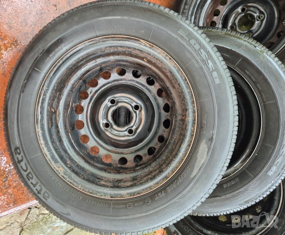 Летни гуми с джанти 165/70/13, снимка 5 - Гуми и джанти - 54015446