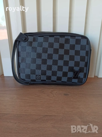 Louis Vuitton Нова Мъжка Кожена Чанта Луи Витон 