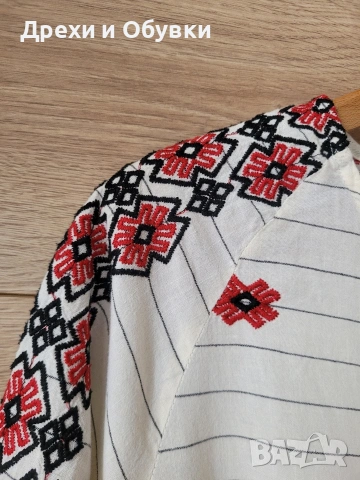 Туника с шевици бродерии памучна материя , снимка 3 - Туники - 54096477