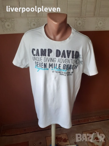 👉Camp David Original М–L ефектна, снимка 2 - Тениски - 55067845