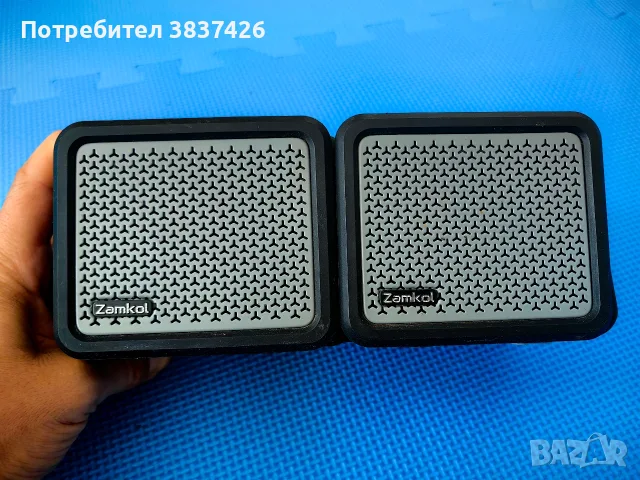 Безжични Bluetooth тонколони Zamkol ZK206 (Стерео комплект / 2 броя)
