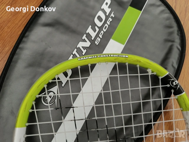 Графитна ракета за скуош Dunlop Tempo Graphite + калъф , снимка 4 - Тенис - 54723482