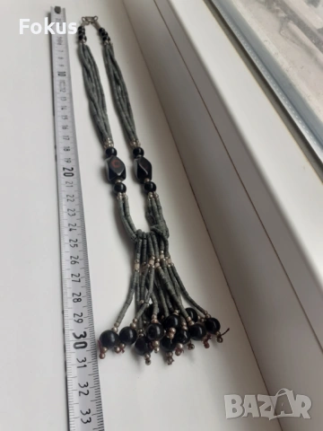 Стар гердан колие огърлица винтич дамско бижу, снимка 5 - Антикварни и старинни предмети - 53951028