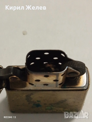 Оригинална метална запалка ZIPPO с кожен калъф колекционерски модел 39228, снимка 4 - Други ценни предмети - 54514512