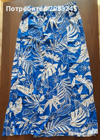 Дълга пола с цепка, снимка 3 - Поли - 54282529