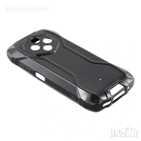 Мек TPU калъф за Ulefone RugKing 4 Pro с протектор и защита при изпускане – Черен, снимка 3 - Резервни части за телефони - 54516966