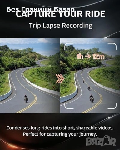 Нова Mio MiVue MP30 2.5K Мотоциклетна Камера GPS WiFi IP67 за каска мотор, снимка 8 - Друга електроника - 54718036