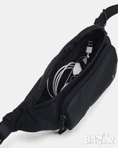 НОВА оригинална мъжка черна чанта чантичка за кръста "банан" crossbody bag UNDER ARMOUR от САЩ, снимка 11 - Чанти - 55606878