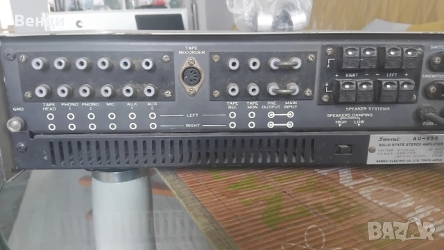 Sansui AU-555, снимка 7 - Ресийвъри, усилватели, смесителни пултове - 54404652