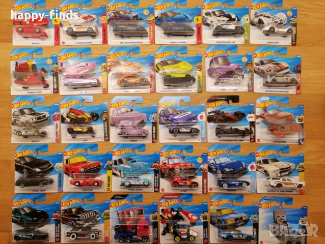 Hot Wheels Ferrari, Ford, Lamborghini, Honda, Star Wars, Mario Kart