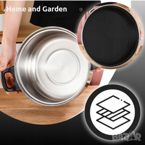 Комплект тенджери и аксесоари от 11 части - издръжливи и устойчиви, снимка 7 - Съдове за готвене - 54027058