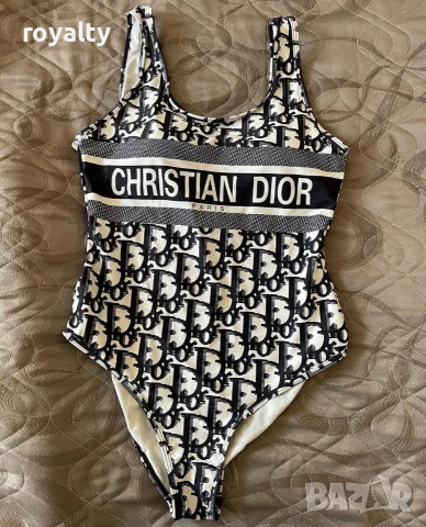 Christian Dior Нов Цял Дамски Бански Диор 
