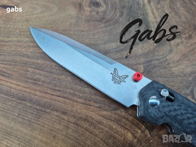 Сгъваем нож Benchmade VALET 485-1, M390.,карбон, снимка 5 - Ножове - 55575069