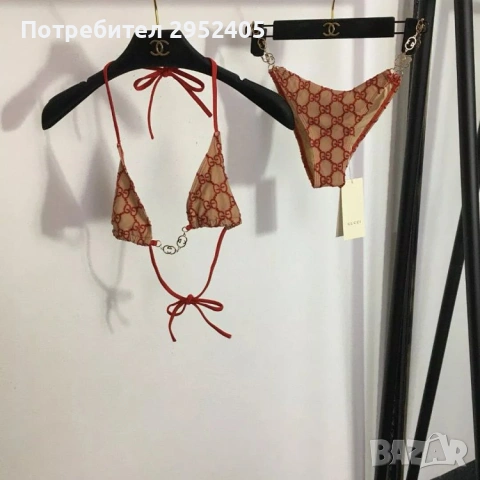 Дамски бански Gucci Valentino Burberry Fendi , снимка 2 - Бански костюми - 54395278