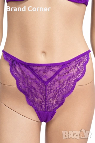 Дамски комплект бельо Hunkemöller в лилаво – сутиен 80C и долни гащи XL, снимка 6 - Бельо - 54530698