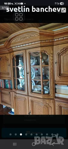 Продавам секция масичка с комплект диан и фотьол, снимка 2 - Секции и витрини - 55532561