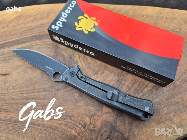 Сгъваем нож Spyderco/Lion Steel Slym C271, снимка 7 - Ножове - 54751313