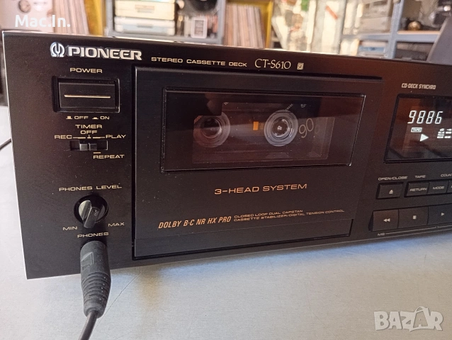Stereo Cassette Deck Pioneer CT-S610, снимка 4 - Декове - 54781148