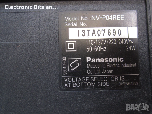 Видео Panasonic P04, VHS, снимка 3 - Плейъри, домашно кино, прожектори - 54444327