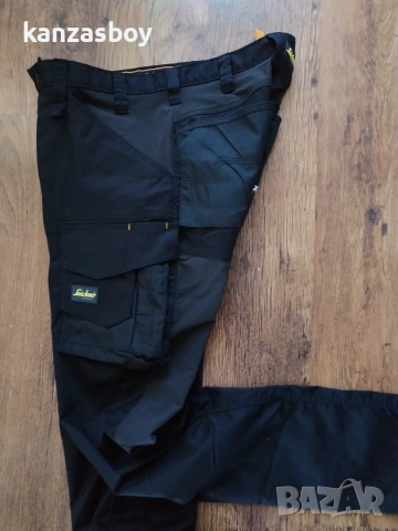 Snickers 6803 AllroundWork Stretch Trousers without Knee Pockets - мъжки работни панталони КАТО НОВИ, снимка 3 - Спортни дрехи, екипи - 55088151