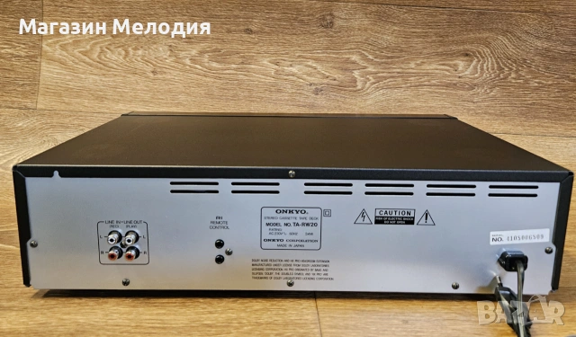 Касетен дек Onkyo TA-RW20 – Японска аналогова класика от златните години на касетните декове, снимка 10 - Декове - 55000245