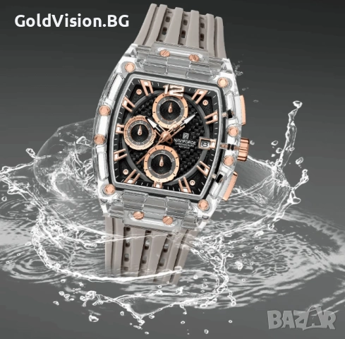 Мъжки часовник Naviforce 7105 – Grey, снимка 3 - Мъжки - 54247415