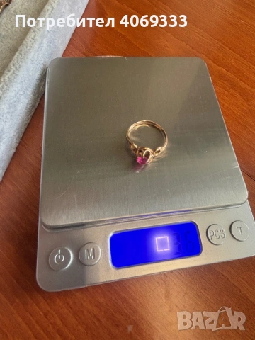 Красив Руски златен пръстен 14 карата, снимка 4 - Пръстени - 54175490