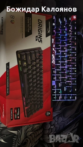Продавам HyperX Alloy Origins 65 в отлично състояние.
