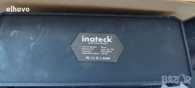 Bluetooth колонка Inateck BTSP-10 plus, снимка 2 - Bluetooth тонколони - 54502632