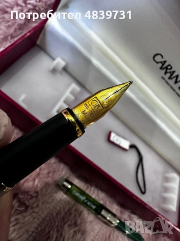 Продавам Caran d'Ache Léman Slim — 18K злато, Medium, швейцарско качество, подаръчен сет, снимка 3 - Антикварни и старинни предмети - 54962395
