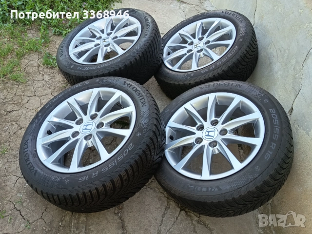 Оригинални джанти Хонда 16" 5х114,3 5х114.3 Honda, снимка 3 - Гуми и джанти - 55253907