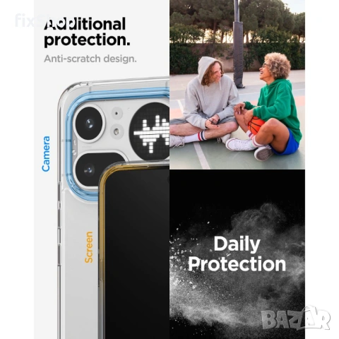 SPIGEN ULTRA HYBRID NOTHING PHONE 4A PRO CRYSTAL CLEAR, снимка 6 - Калъфи, кейсове - 54887393