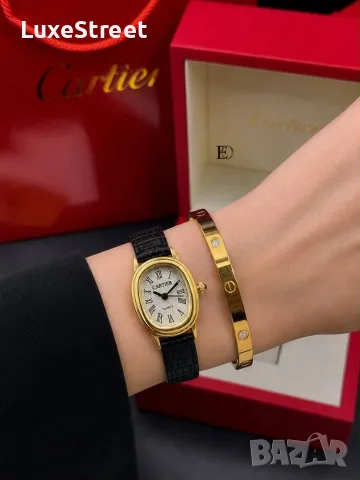 Cartier 🤍 Дамски Часовник + Гривна , снимка 8 - Дамски - 55336469