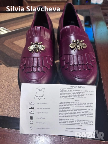 НОВИ-обувки естествена кожа, снимка 7 - Дамски ежедневни обувки - 54245599