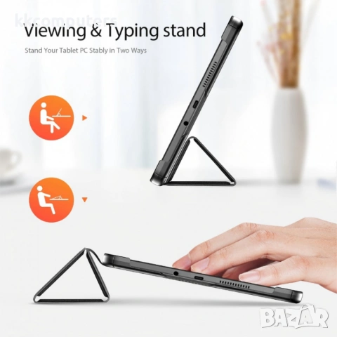 Xiaomi Redmi Pad 2 SE/Pad 2 9.7" калъф – PU кожа, сгъваема подставка, протектор, 3 цвята, снимка 4 - Калъфи, кейсове - 54627533