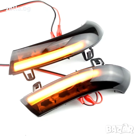 Динамични LED мигачи за огледала VW Golf 5, 6 Plus, Passat B6, Jetta, EOS, Sharan - 10110