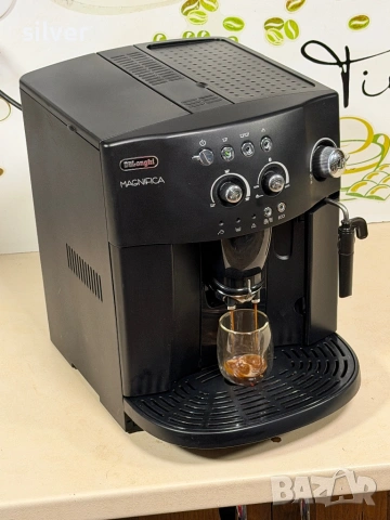 Кафемашина кафе автомат delonghi magnifica с гаранция, снимка 6 - Кафемашини - 54842671