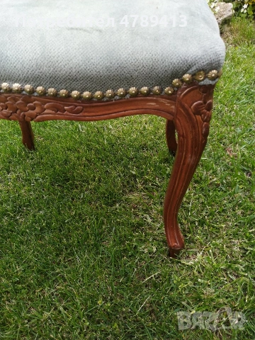 Табуретка стил Луи 15-ти, снимка 4 - Дивани и мека мебел - 54356680